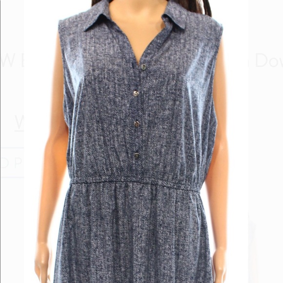 Alfani blue mid dress - Picture 1 of 3